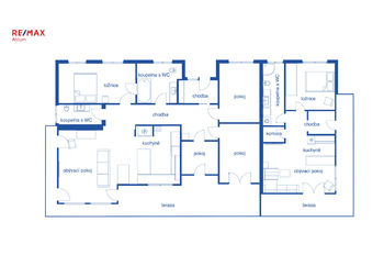 Plánek domu - Prodej domu 194 m², Bavoryně