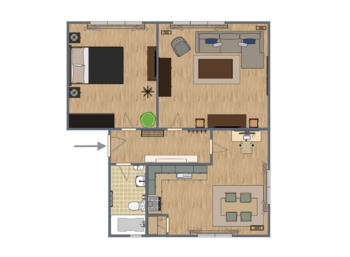 Prodej bytu 3+kk v osobním vlastnictví 68 m², Chomutov