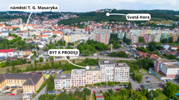 Prodej bytu 1+kk v osobním vlastnictví 30 m², Příbram