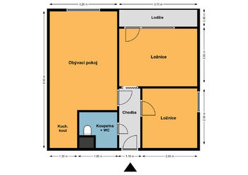 Prodej bytu 3+kk v družstevním vlastnictví 42 m², Praha 6 - Vokovice