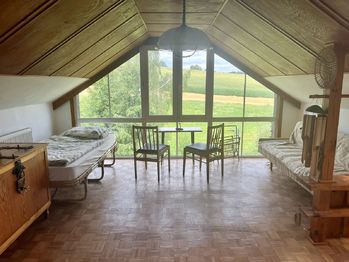 Pokoj v 2.PP - Pronájem chaty / chalupy 46 m², Sedlice