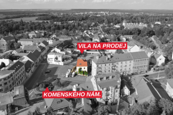 vila a náměstí s popisem - Prodej domu 242 m², Brandýs nad Labem-Stará Boleslav