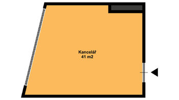 Pronájem kancelářských prostor 41 m², Brno