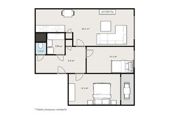 Prodej bytu 3+kk v osobním vlastnictví 69 m², Praha 9 - Černý Most