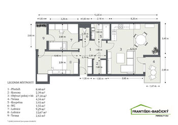 Prodej bytu 3+kk v osobním vlastnictví 71 m², Praha 10 - Uhříněves