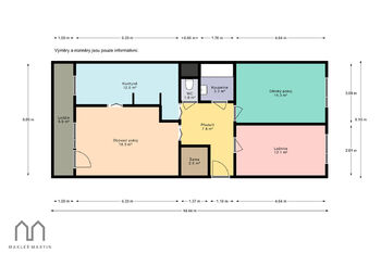 Prodej bytu 3+1 v osobním vlastnictví 79 m², Praha 4 - Háje