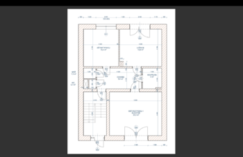 Půdorys bytu - Prodej bytu 2+1 v osobním vlastnictví 68 m², Nové Město na Moravě