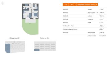 Prodej bytu 2+kk v osobním vlastnictví 49 m², Tuchoměřice