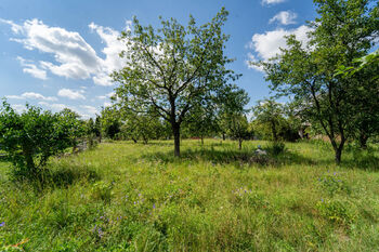 Pohled na nabízený pozemek - Prodej pozemku 702 m², Chlumec nad Cidlinou