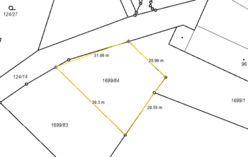 Prodej pozemku 860 m², Tvořihráz