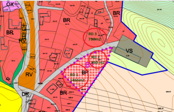 Prodej pozemku 860 m², Tvořihráz