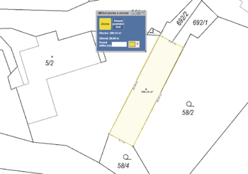 Zastavěná plocha - vedlejší budova - Prodej zemědělského objektu 1305 m², Hostomice