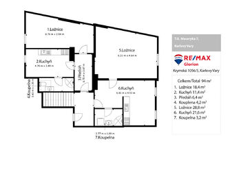 Prodej apartmánu 194 m², Karlovy Vary