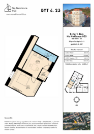 Prodej bytu 1+1 v osobním vlastnictví 43 m², Praha 5 - Smíchov