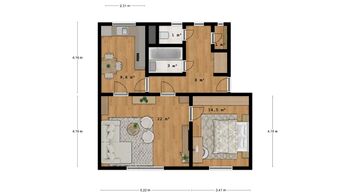 Prodej bytu 2+1 v osobním vlastnictví 59 m², Hradec Králové