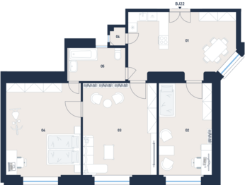 Prodej bytu 3+1 v osobním vlastnictví 103 m², Praha 6 - Střešovice