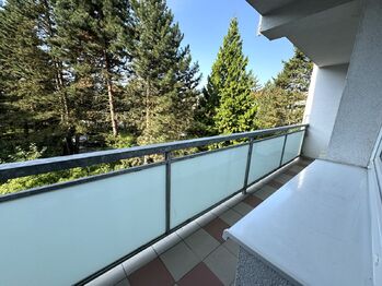 pohled z lodžie - Pronájem bytu 3+kk v osobním vlastnictví 72 m², Plzeň