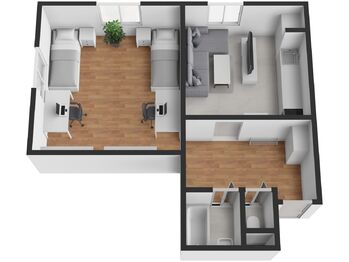 Prodej bytu 1+1 v osobním vlastnictví 42 m², Most