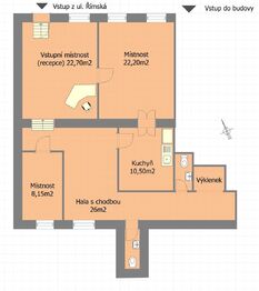 Pronájem kancelářských prostor 94 m², Praha 2 - Vinohrady