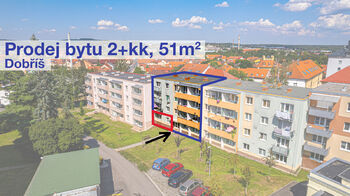 Prodej bytu 2+kk v osobním vlastnictví 51 m², Dobříš