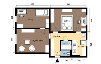 Pronájem bytu 3+1 v osobním vlastnictví 80 m², Plzeň