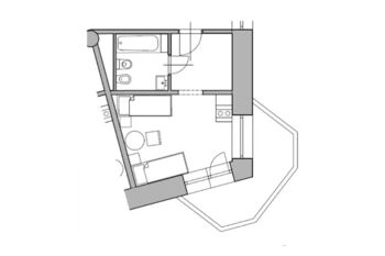 Pronájem bytu 1+kk v osobním vlastnictví 22 m², Praha 6 - Suchdol