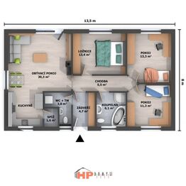 Rodinný dům na klíč, Valtrovice - Prodej domu 90 m², Valtrovice