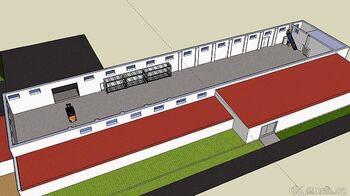 Vizualizace. - Pronájem skladovacích prostor 574 m², Hluboká nad Vltavou