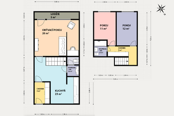 Prodej bytu atypický v osobním vlastnictví 103 m², Praha 6 - Břevnov