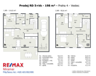 Prodej domu 198 m², Vestec