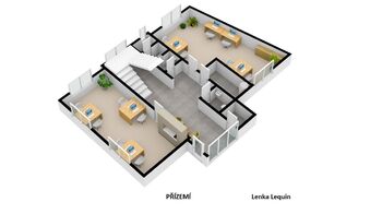 Pronájem kancelářských prostor 162 m², Hradec Králové