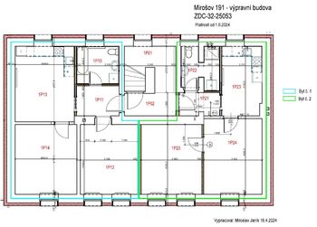 Pronájem bytu 2+1 55 m², Mirošov