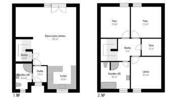 Prodej rodinného domu v klidné lokalitě, 116 m2, pozemek 218 m2, Čtvrtě, Holasice - Prodej domu 116 m², Holasice