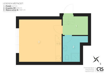 Pronájem bytu 1+kk v osobním vlastnictví 26 m², Praha 6 - Bubeneč