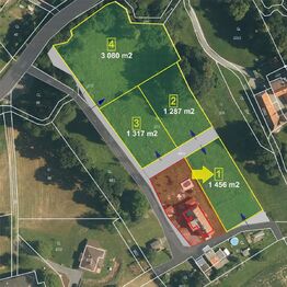 Prodej pozemku 3080 m², Vražné