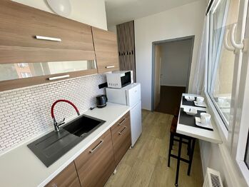 Kuchyně - Pronájem bytu 1+1 v osobním vlastnictví 33 m², Strakonice