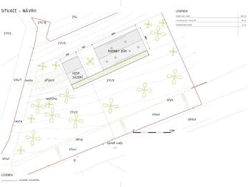 Studie - Stavební parcela na prodej - Vonoklasy - Černošice - Praha-západ  - Prodej pozemku 3321 m², Vonoklasy