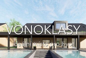 Vizualizace rodinný dům - stavební pozemek na prodej - Vonoklasy - Praha - západ - Prodej pozemku 3321 m², Vonoklasy 