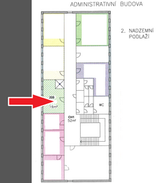 Pronájem kancelářských prostor 16 m², Hradec Králové