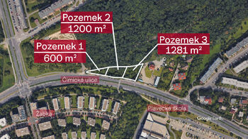 Prodej pozemku 1200 m², Praha 8 - Bohnice