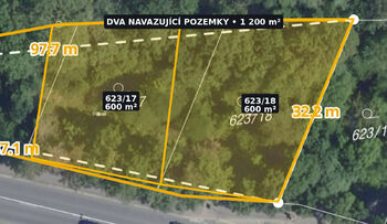 Prodej pozemku 1200 m², Praha 8 - Bohnice