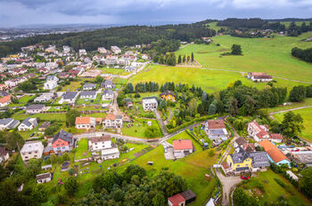 RD a okolí - foto z dronu - Prodej domu 182 m², České Budějovice