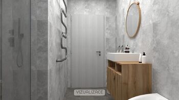 vizualizace koupelny 2 - Prodej domu 90 m², Černá Hora