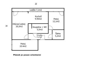 Prodej bytu 3+1 v osobním vlastnictví 80 m², Kladno