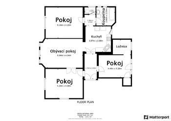 Prodej bytu 4+1 v osobním vlastnictví 108 m², Ústí nad Labem