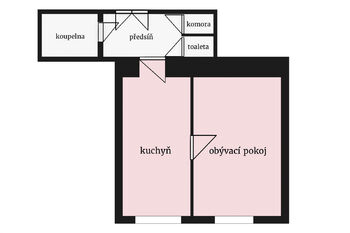 Prodej bytu 2+kk v osobním vlastnictví 44 m², Praha 4 - Nusle