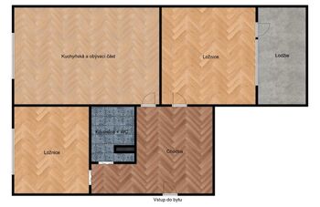 Prodej bytu 3+kk v osobním vlastnictví 66 m², Ústí nad Labem