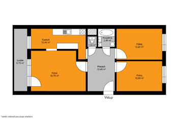 Prodej bytu 3+1 v osobním vlastnictví 77 m², Nymburk