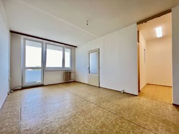 obývací pokoj s kk - Prodej bytu 2+kk v osobním vlastnictví 43 m², Praha 5 - Stodůlky