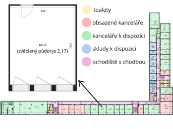 Pronájem skladovacích prostor 16 m², Zlín